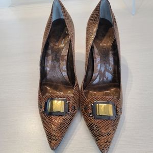 Snake skin heels